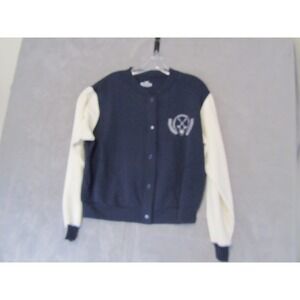 Hollister Anaheim Equestrian Polo Club Varsity Bomber Jacket Navy XS